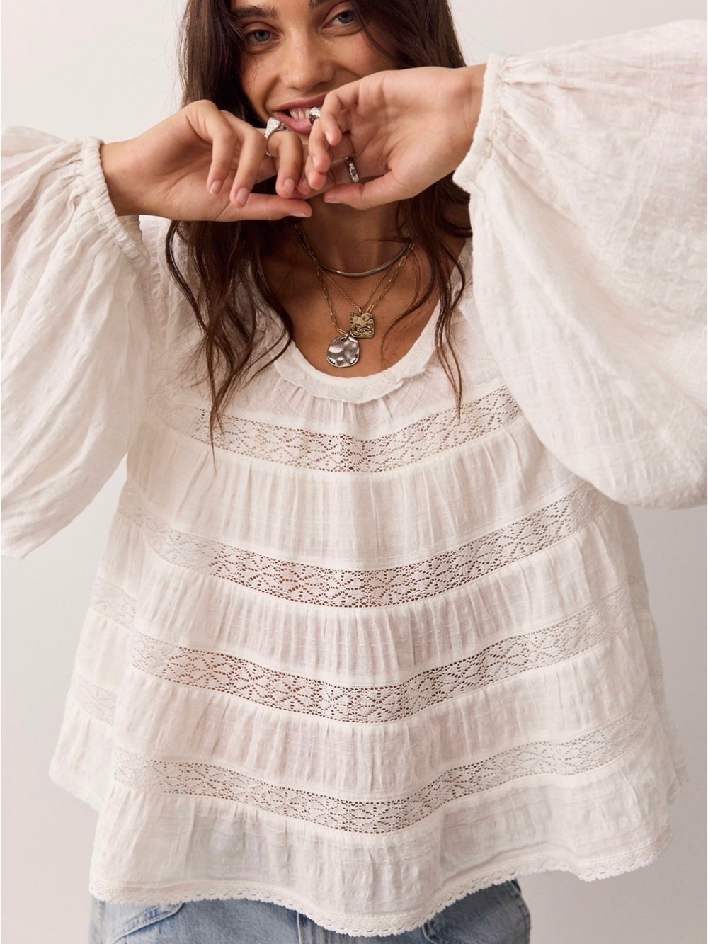 Free People Anya Blouse NWT Size XS